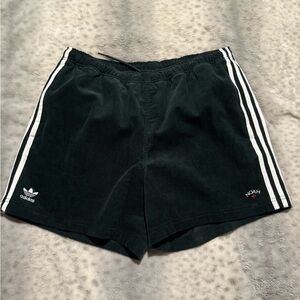 Adidas Dark Green Corduroy Shorts